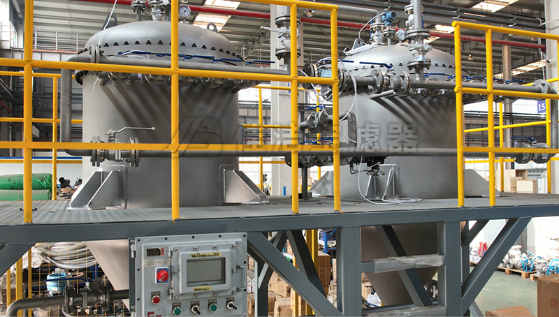 河南某新材料公醋酸乙酯生產(chǎn)線廢水處理-燭式過(guò)濾器